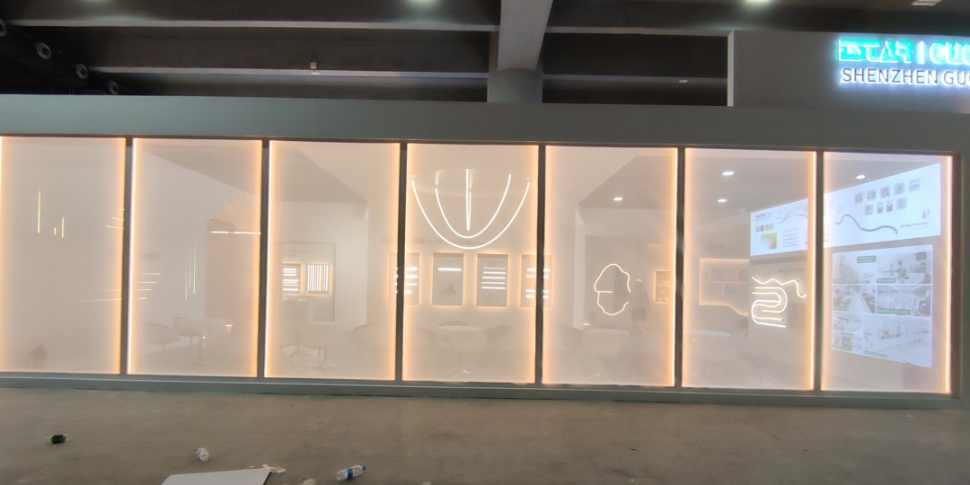 广州照明展展台搭建案例外观实景